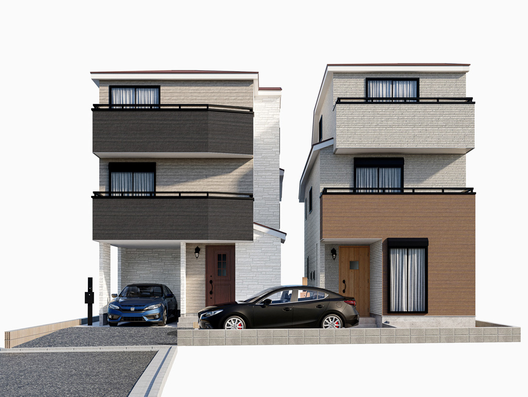 住宅パース制作サンプル